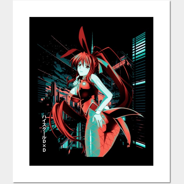 The Path of the Red Dragon High School DxD Journey Shirt Wall Art by Thunder Lighthouse